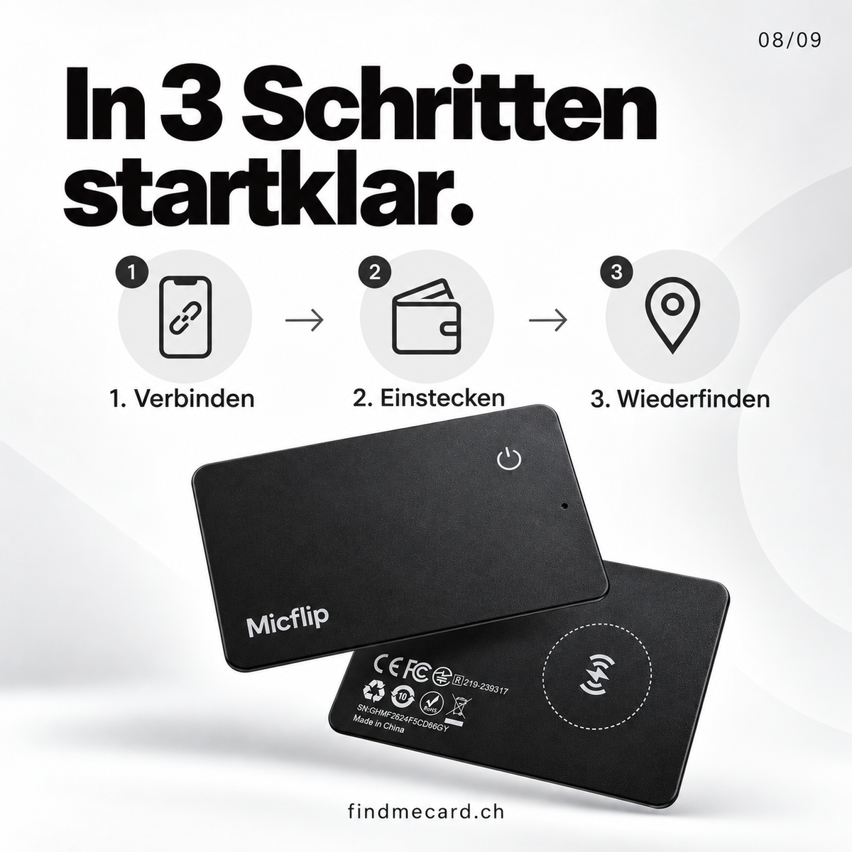 FindMeCard – Einzelkarte