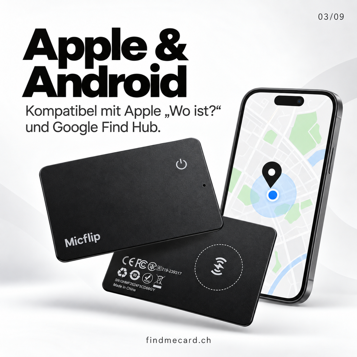 FindMeCard – Einzelkarte