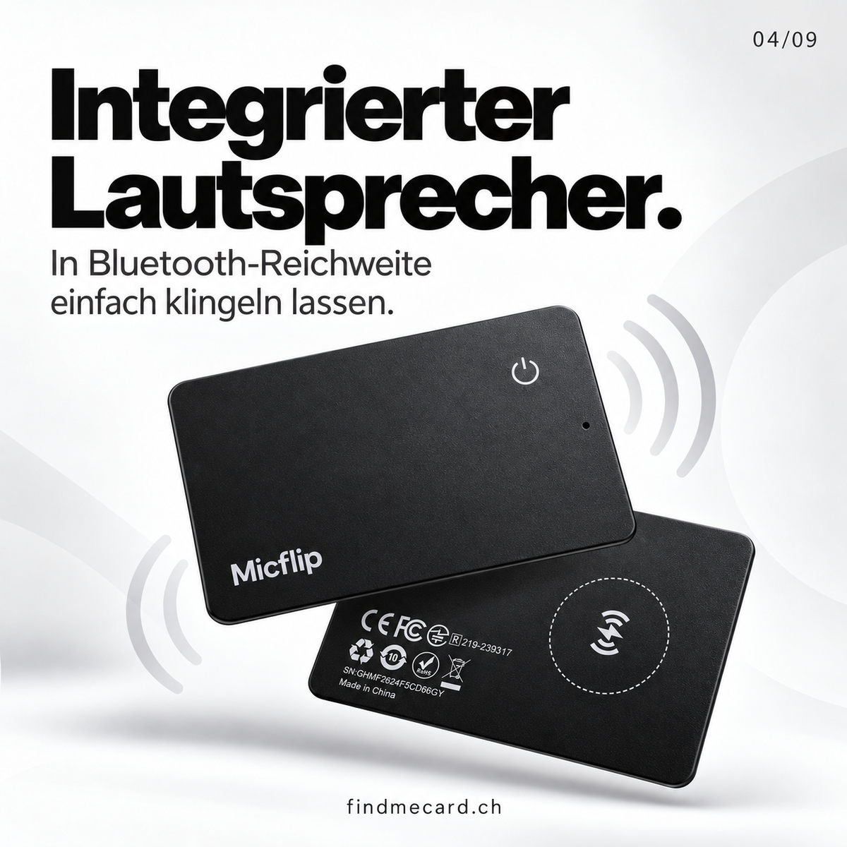FindMeCard – Einzelkarte
